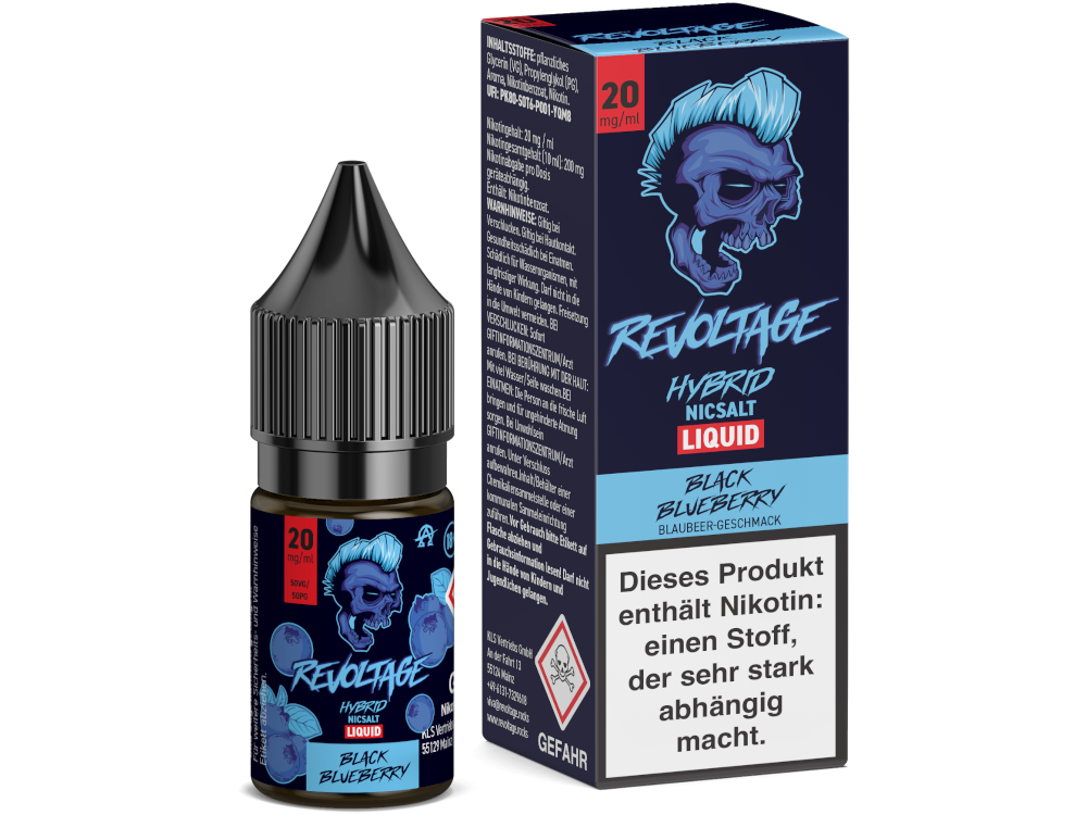 Revoltage - Black Blueberry - Hybrid Nikotinsalz Liquid