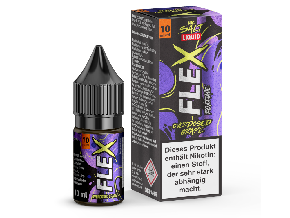 Revoltage - FLEX - Overdosed Grape - Nikotinsalz Liquid
