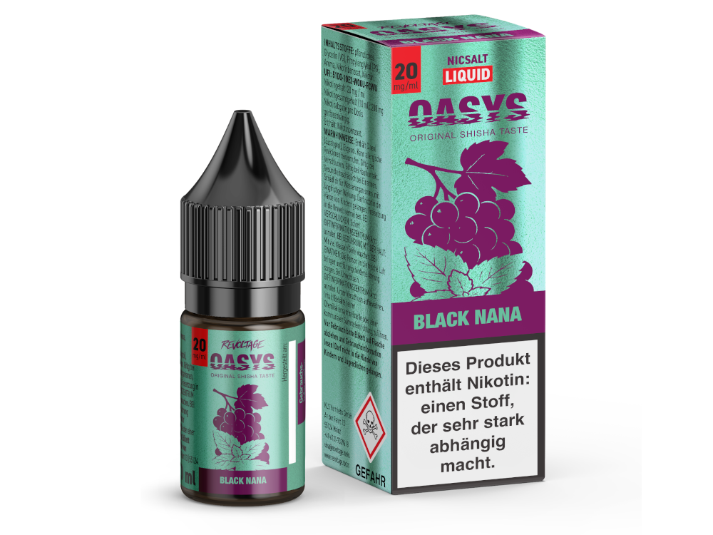 Revoltage - OASYS - Black Nana - Hybrid Nikotinsalz Liquid