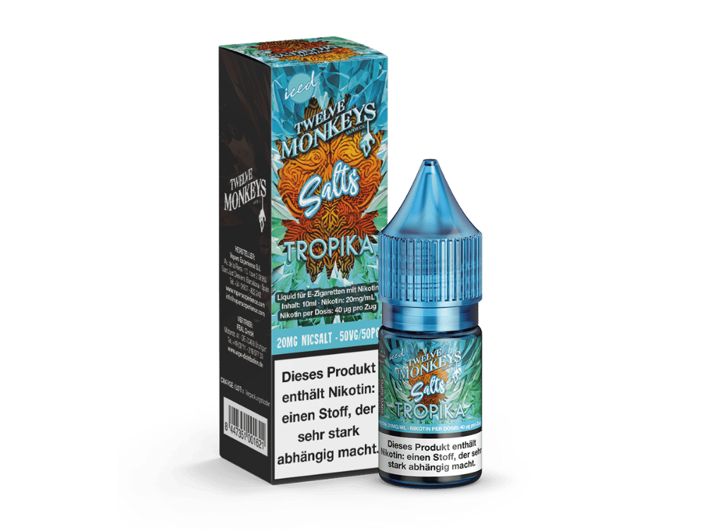 Twelve Monkeys - Iced - Tropika - Nikotinsalz Liquid 20 mg/ml