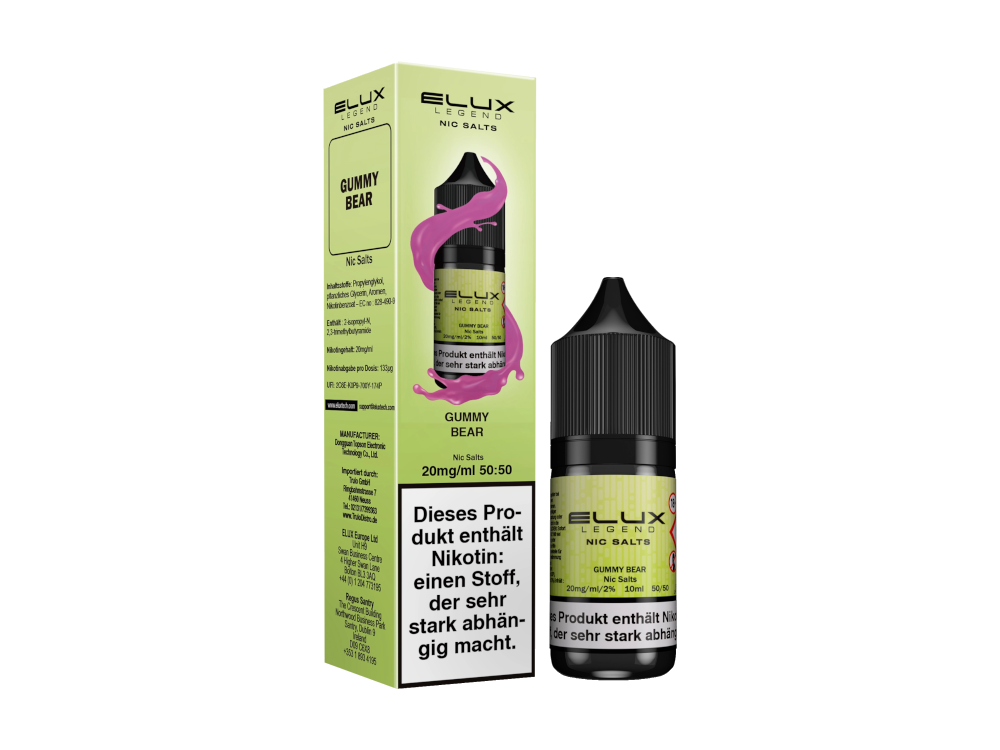 Elux - Gummy Bear - Nikotinsalz Liquid