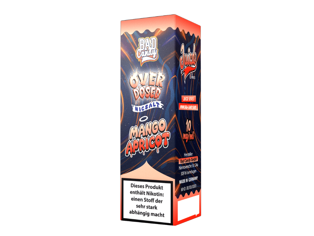 Bad Candy Liquids - Juicd - Overdosed Mango Apricot - Nikotinsalz Liquid