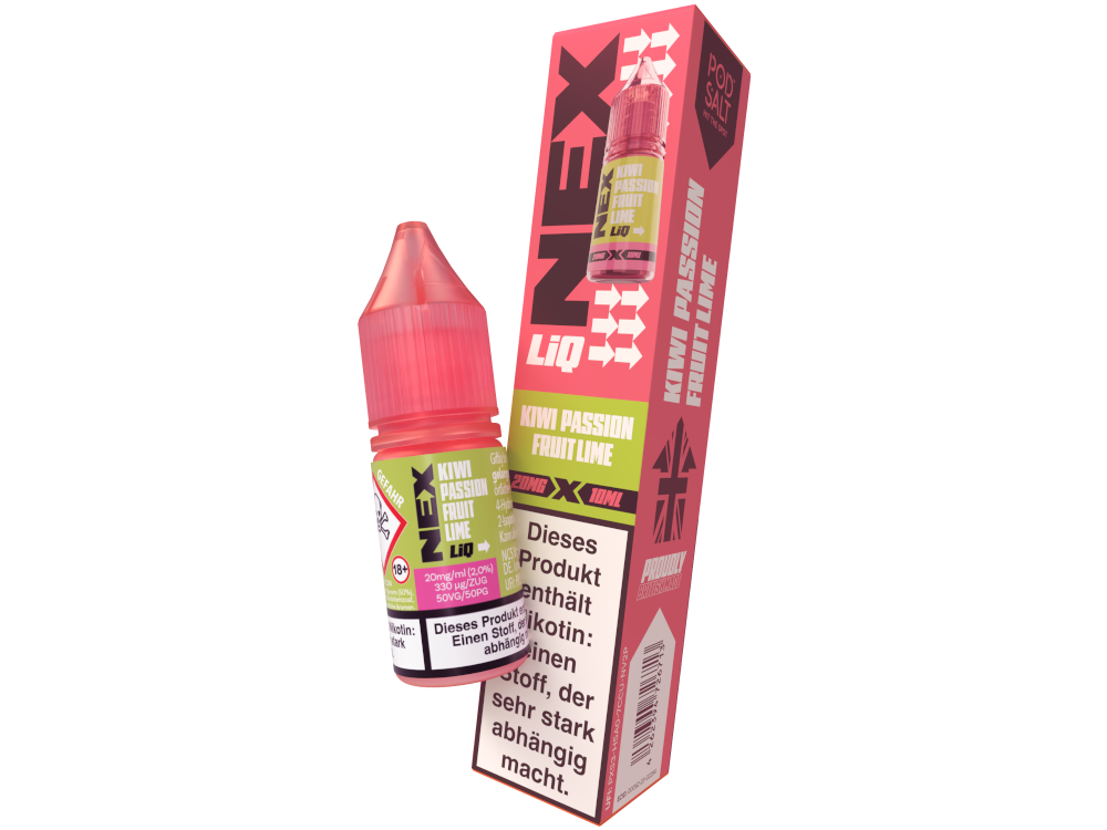Pod Salt - NexLiq - Kiwi Passionfruit Lime Nikotinsalz Liquid
