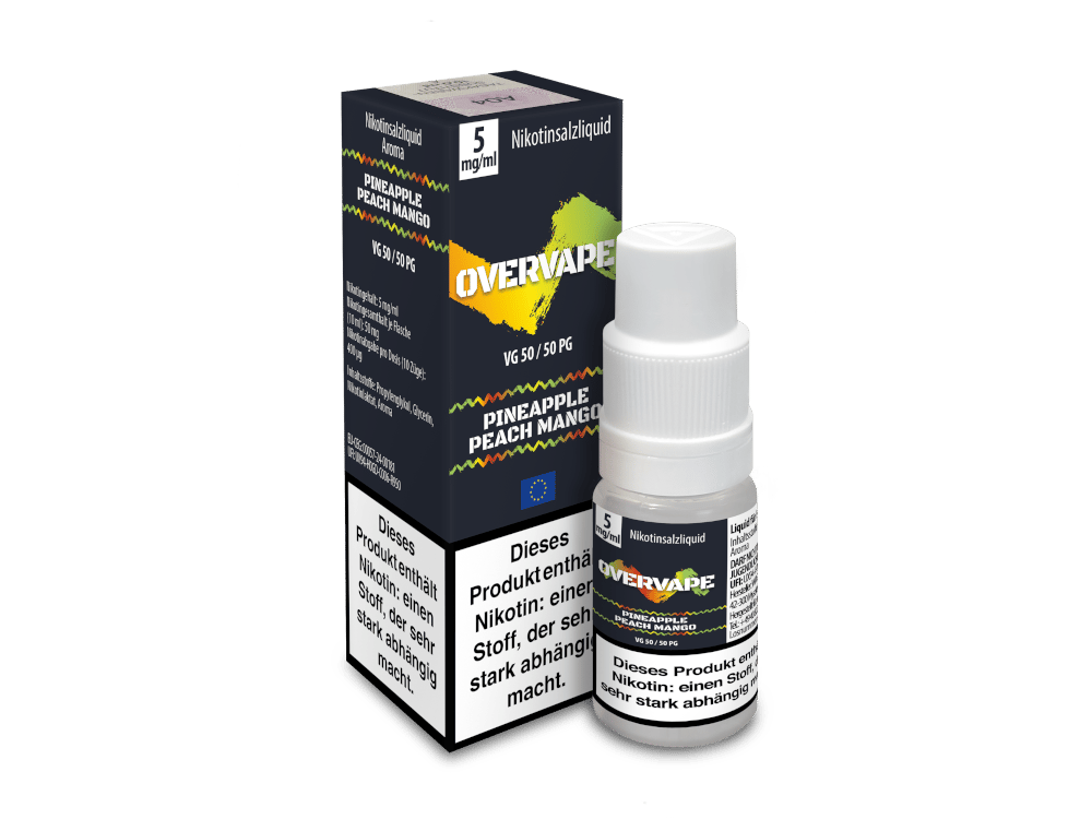 Overvape - Pineapple Peach Mango - Nikotinsalz Liquid