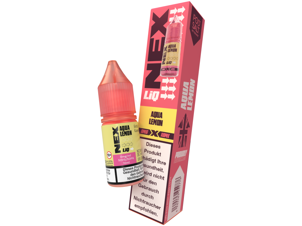 Pod Salt - NexLiq - Aqua Lemon Nikotinsalz Liquid