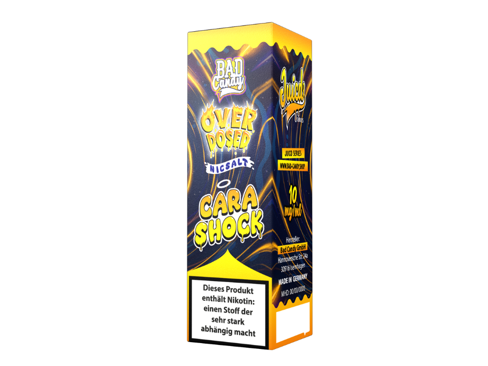 Bad Candy Liquids - Juicd - Overdosed Cara Shock - Nikotinsalz Liquid