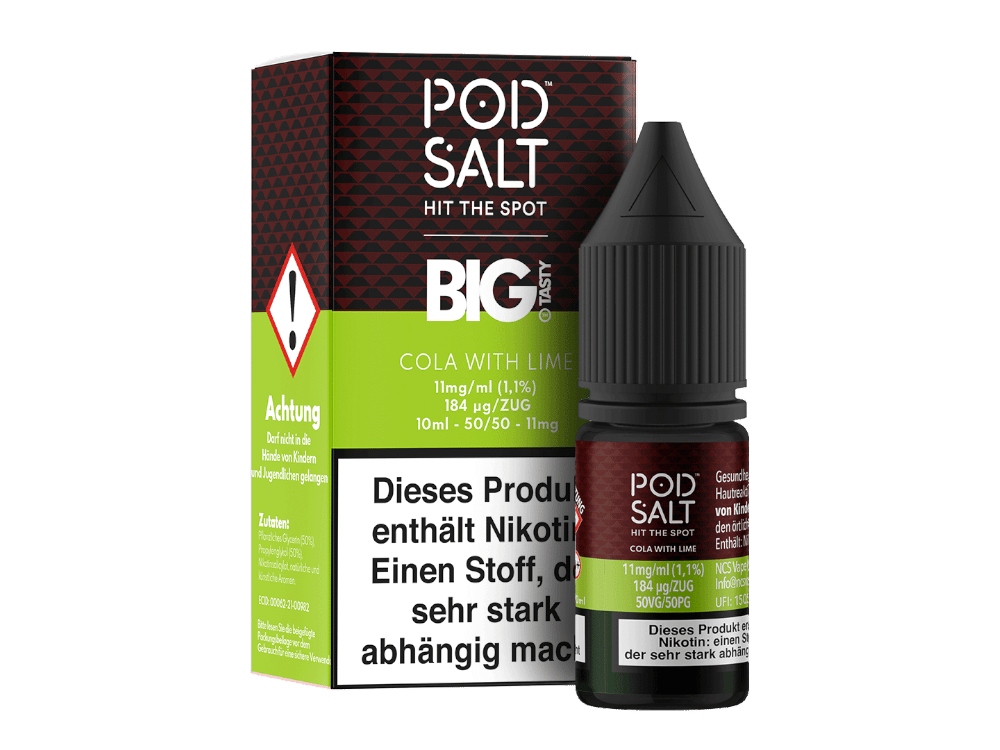 Pod Salt Fusion - Cola with Lime - Nikotinsalz Liquid