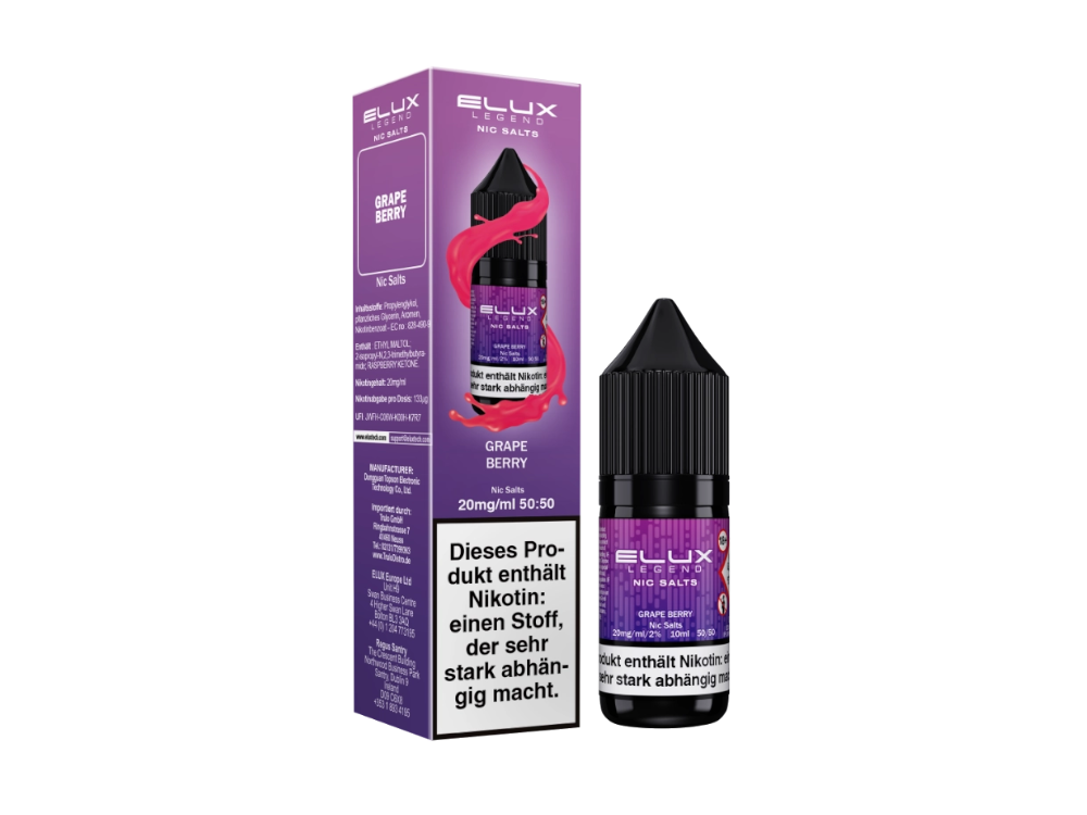 Elux - Grape Berry - Nikotinsalz Liquid