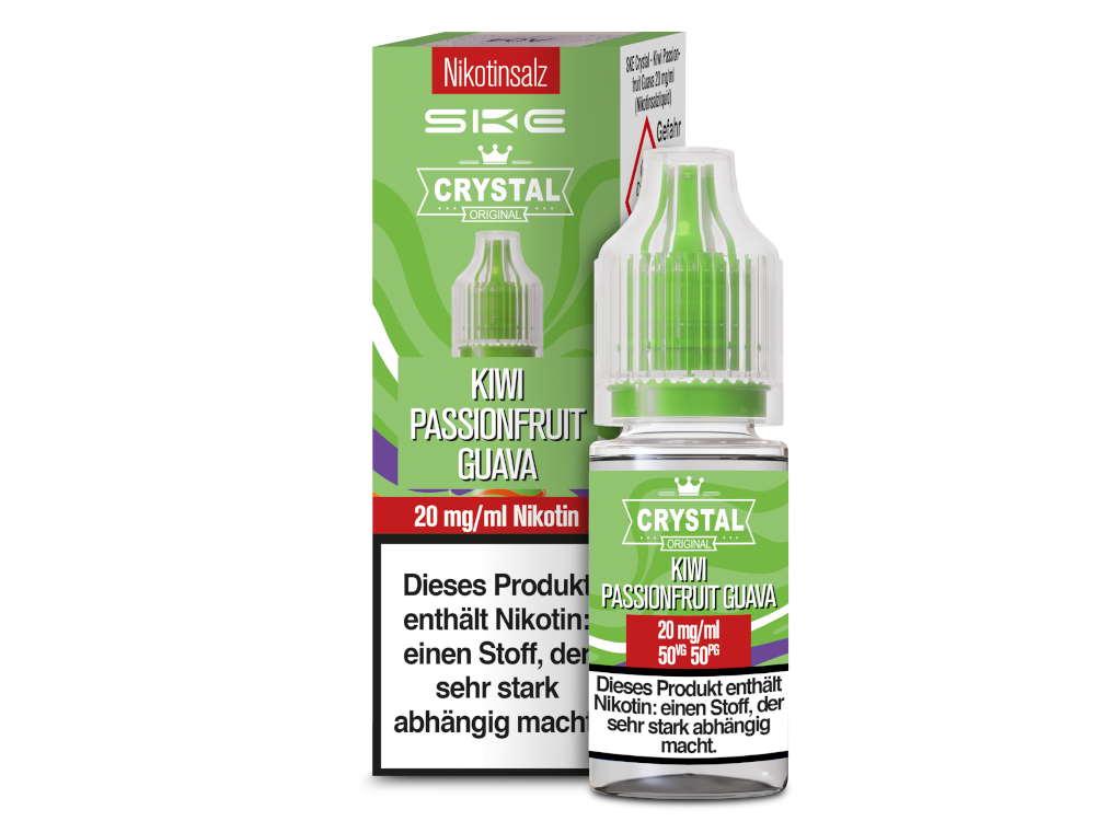 SKE - Crystal - Kiwi Passionfruit Guava - Nikotinsalz Liquid
